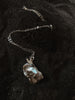 Grey Dahlia Pendant